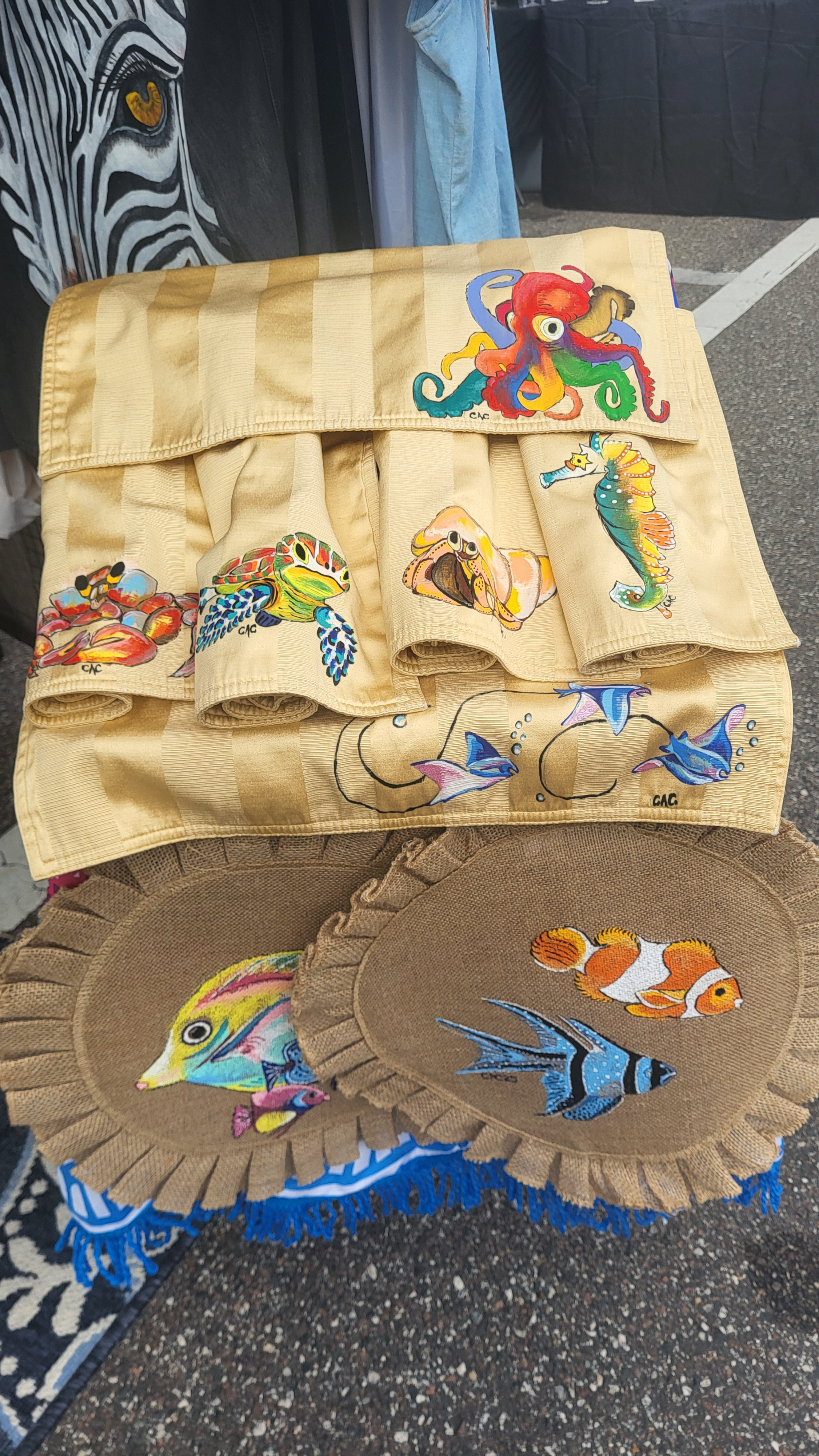 Sea Life Placemats - fabric